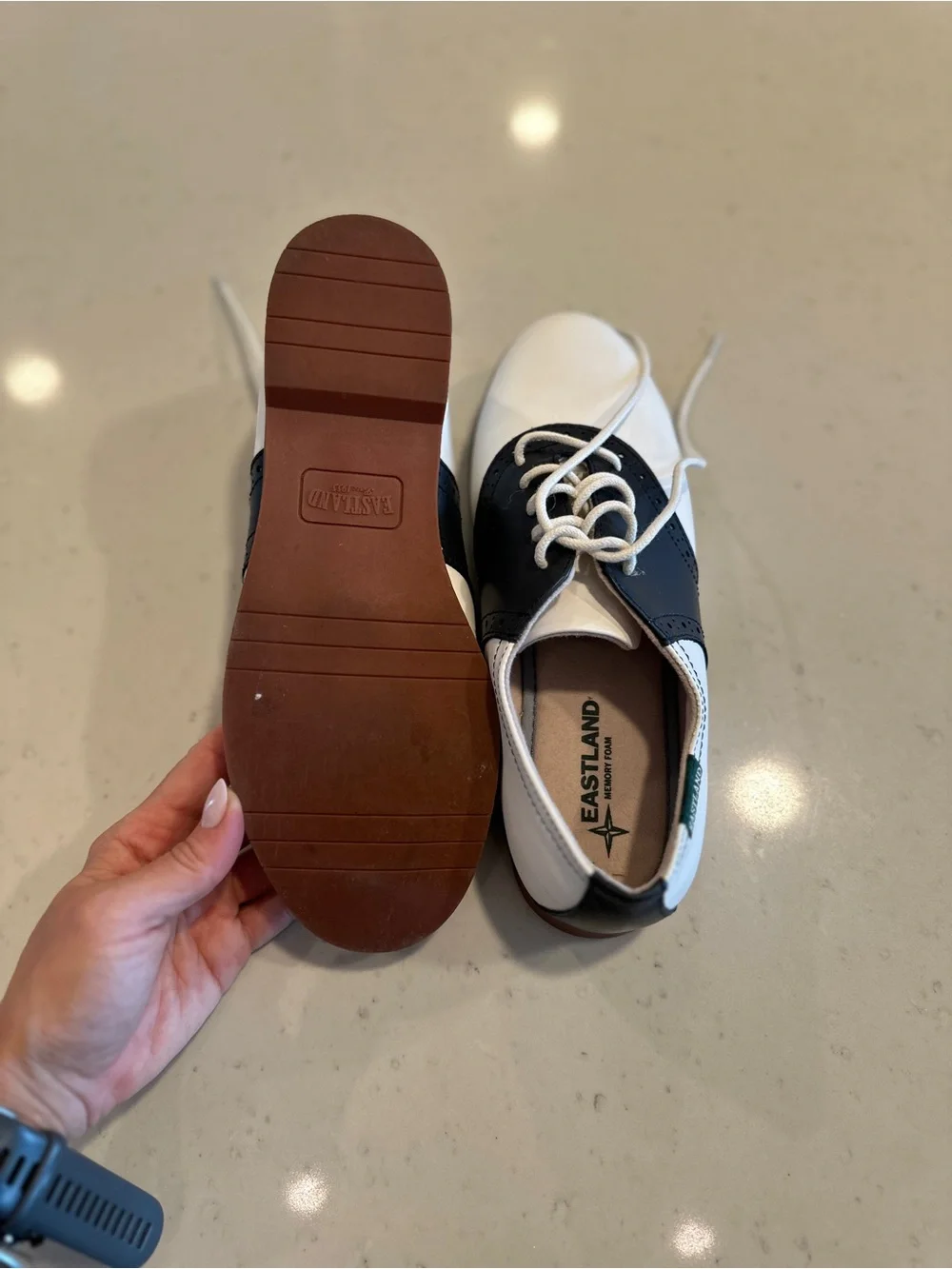 NWOT Eastland 1955 Edition Saddle Oxford Shoes Size 7.5 Retro Classic Vintage
